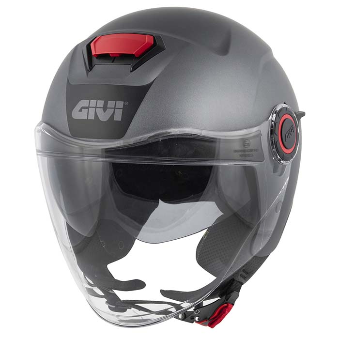 GIVI MOTO-SCOOTER-APE CASCO TITANIO OPACO S