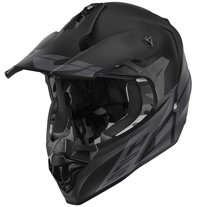 GIVI MOTO-SCOOTER-APE CASCO NERO OPACO-GRIGIO S
