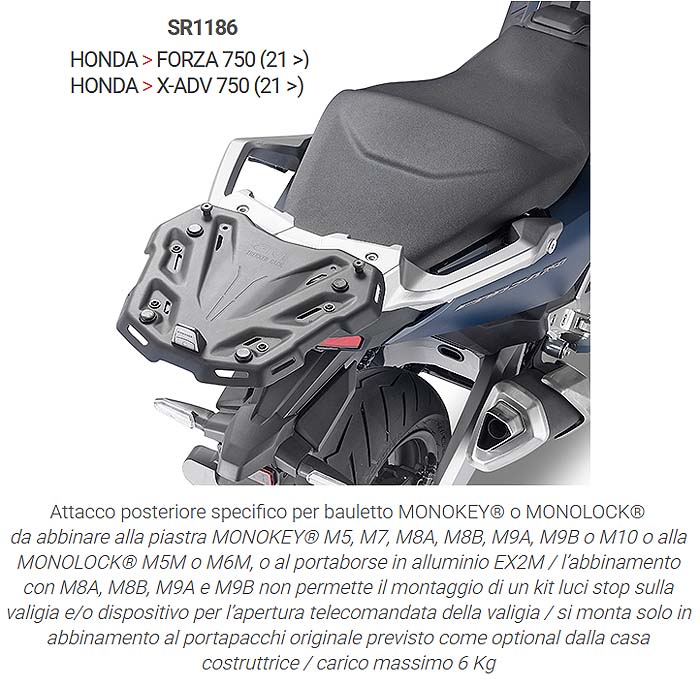 GIVI MOTO-SCOOTER-APE PORTAPACCHI