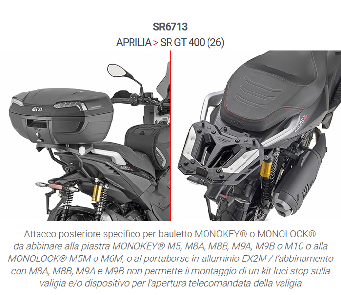 GIVI MOTO-SCOOTER-APE PORTAPACCHI