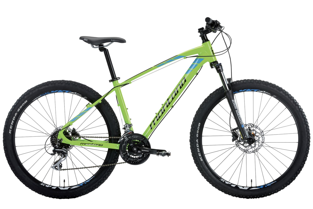 CICLI MONTANA CICLO-BICICLETTE CICLI LIME+BLU H52,