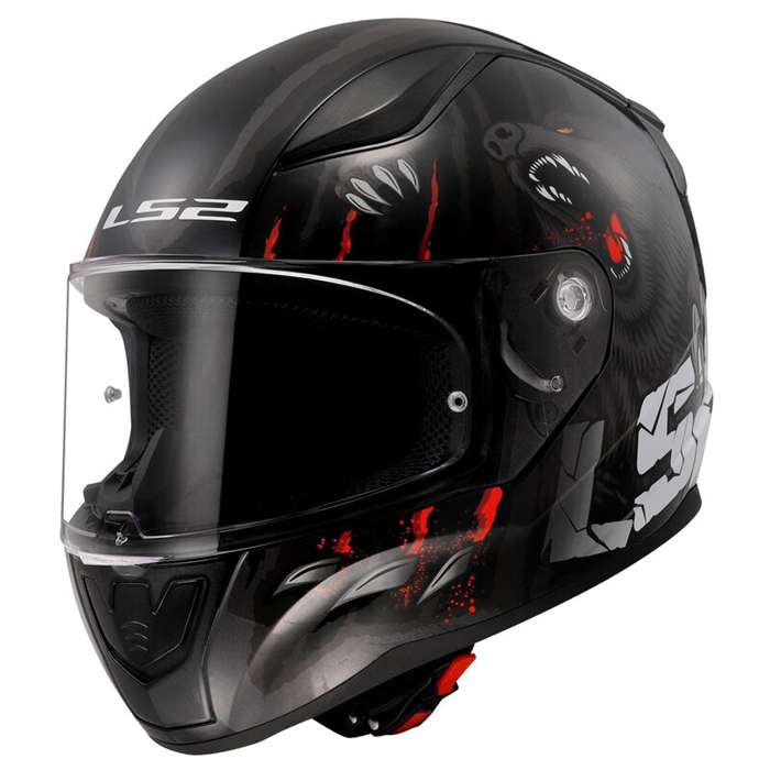 LS2 HELMETS MOTO-SCOOTER-APE CASCO NERO L