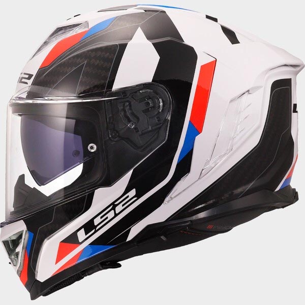 LS2 HELMETS MOTO-SCOOTER-APE CASCO BIANCO BLU ROSS