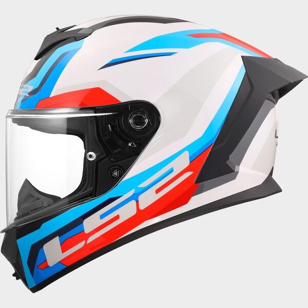 LS2 HELMETS MOTO-SCOOTER-APE CASCO BIANCO BLU ROSS