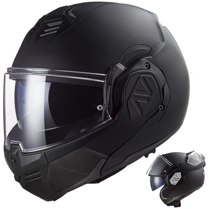 LS2 HELMETS MOTO-SCOOTER-APE CASCO NERO OPACO S