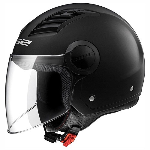 LS2 HELMETS MOTO-SCOOTER-APE CASCO NERO OPACO XXS