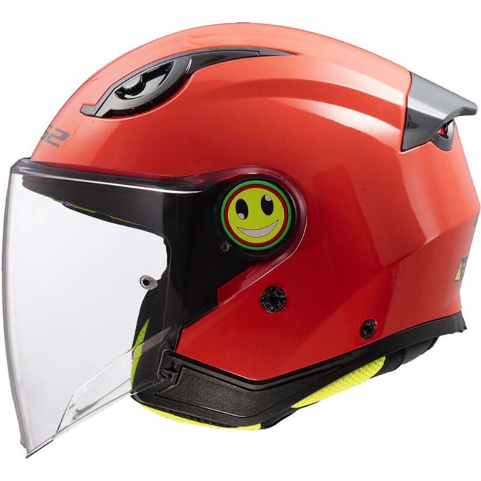 LS2 HELMETS MOTO-SCOOTER-APE CASCO ROSSO L