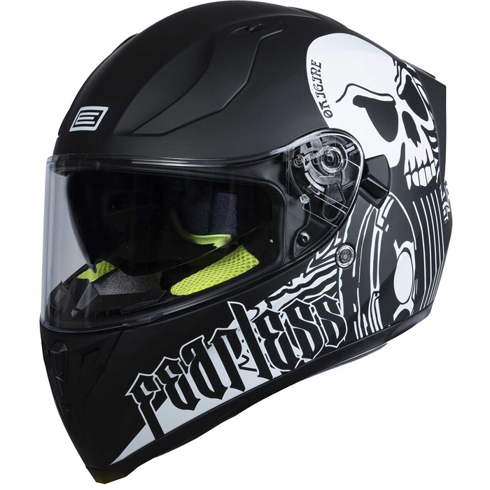 ORIGINE MOTO-SCOOTER-APE CASCO NERO OPACO-BIANCO X