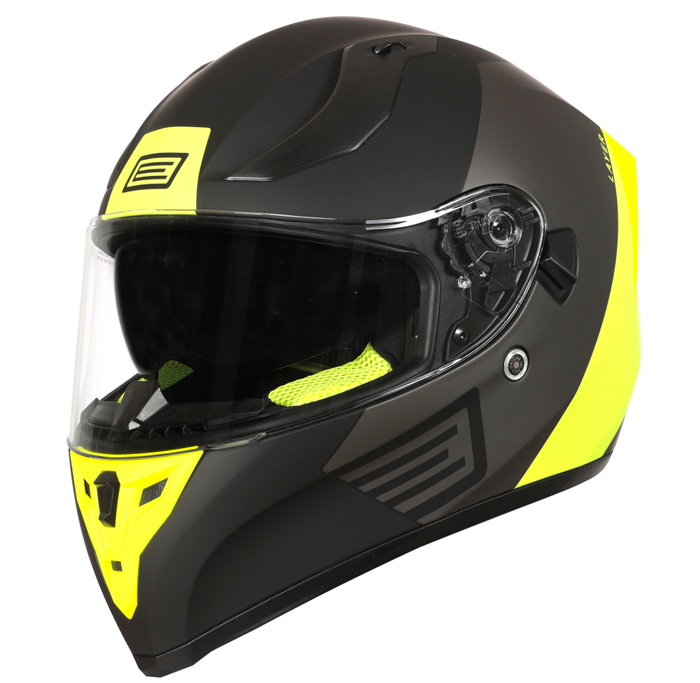 ORIGINE MOTO-SCOOTER-APE CASCO NERO-GIALLO-TITANIO