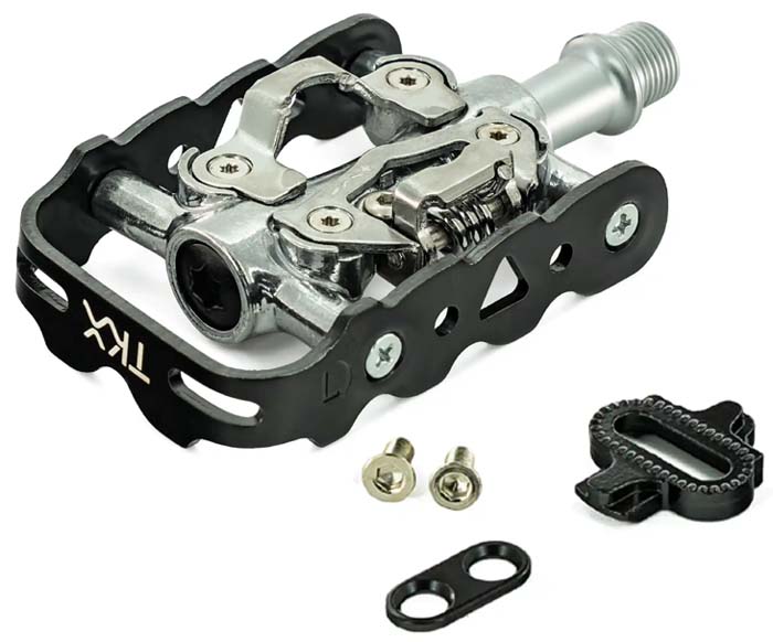 TEKMAX CICLO-BICICLETTE PEDALI-PLACCHETTE