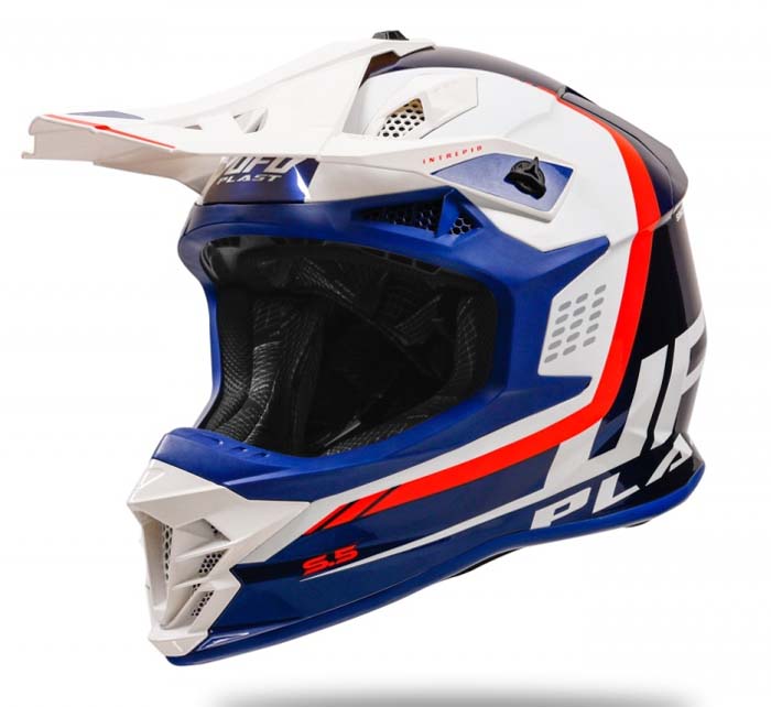 PRODUTTORI VARI MOTO-SCOOTER-APE CASCO BIANCO-BLU-